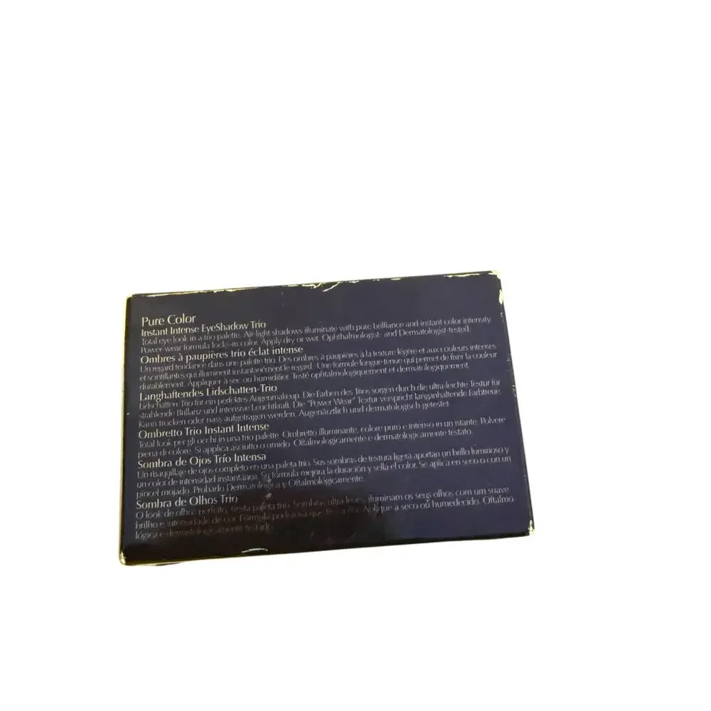 Estee Lauder Pure Color Instant Intense Eyeshadow Trio .07oz NIB- 09 Camo Chrome